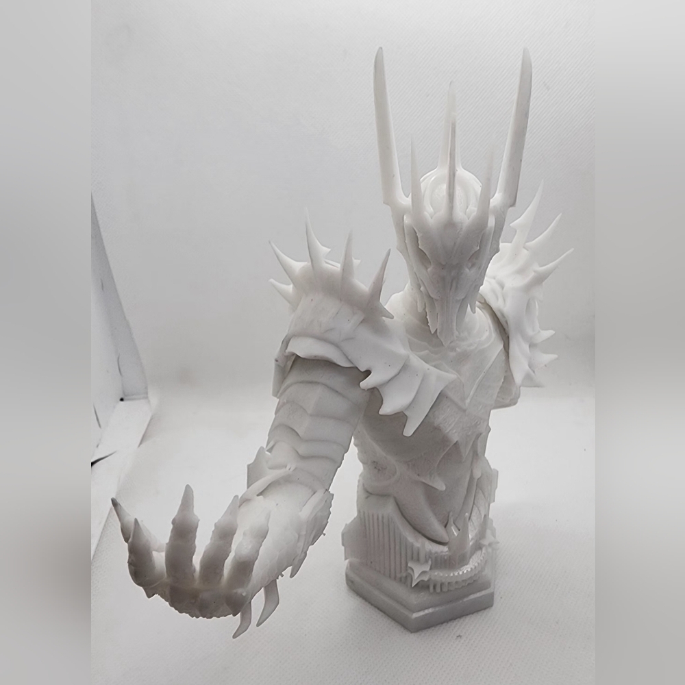 Sauron LOTR White Spiked Fantasy Figure